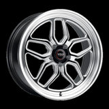 Weld Racing Laguna Drag - 18x5 / 5x114.3 / ET -23 / BS 2.1 / 78.1 CB - Gloss Black Mille DIA