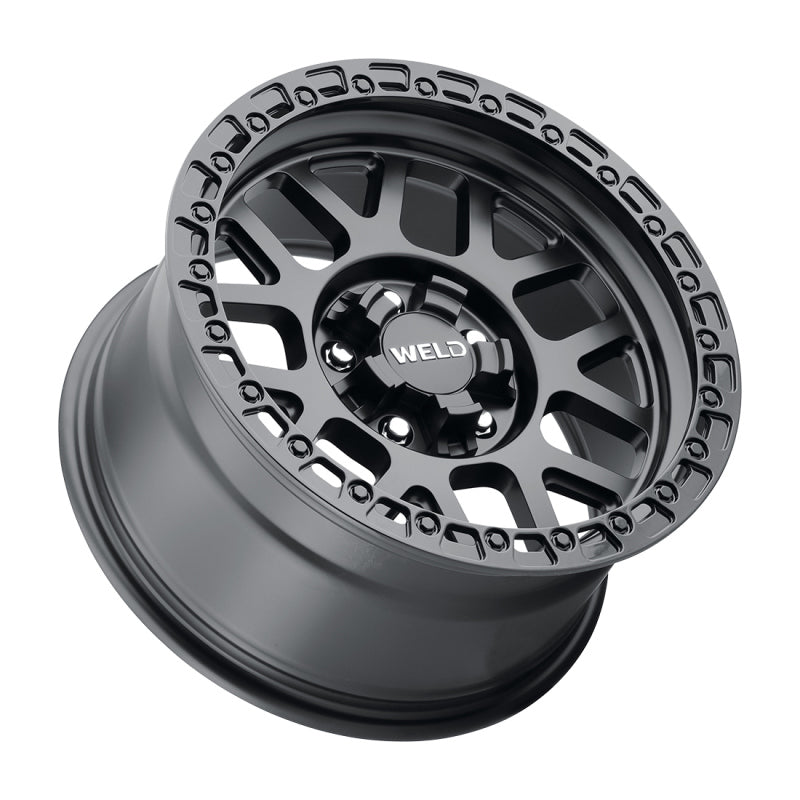 Weld Off-Road W104 17X8.5 Cinch 5X100 5X114.3 ET38 BS6.25 Satin Black / Gloss Black 72.56