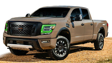 Load image into Gallery viewer, Oracle 21-22 Nissan Titan RGB+W Headlight DRL Upgrade - ColorSHIFT w/ RF Controller SEE WARRANTY