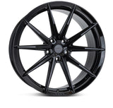 Vossen HFX-2 22x10.5 / 5x112 / ET25 / Deep Face / 66.5 - Gloss Black Wheel