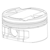 CP Piston & Ring for Mitsubishi 2nd Gen 4G63T - Bore (86.0mm) - Size (+1.0mm) - CR (9.5:1) - SINGLE