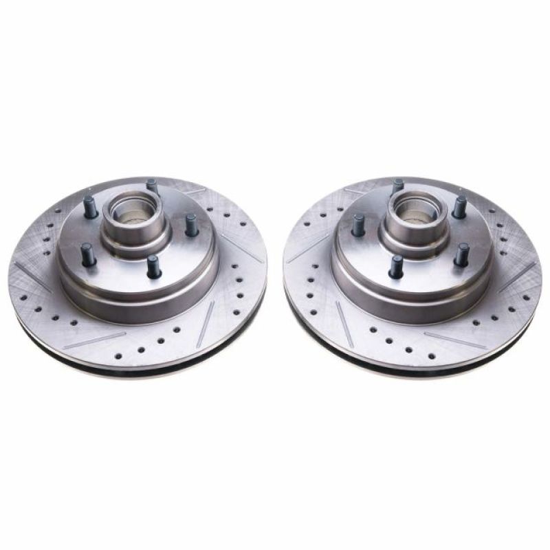 Power Stop 86-89 Buick Electra Front Evolution Drilled & Slotted Rotors - Pair