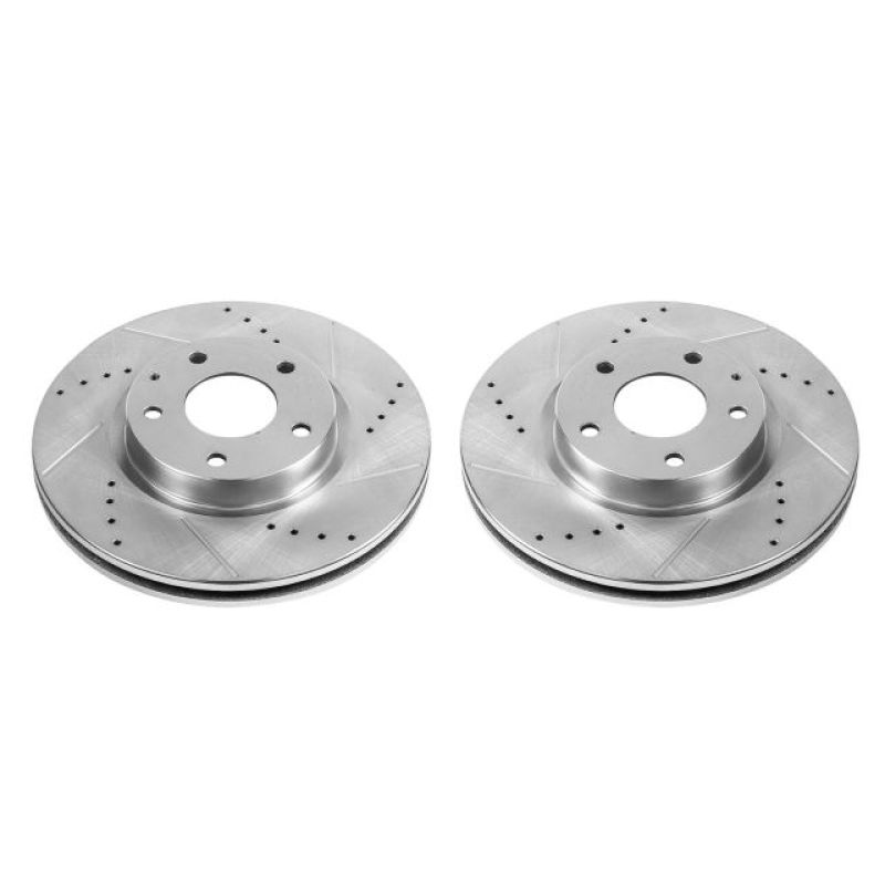 Power Stop 14-18 Mazda 6 Front Evolution Drilled & Slotted Rotors - Pair