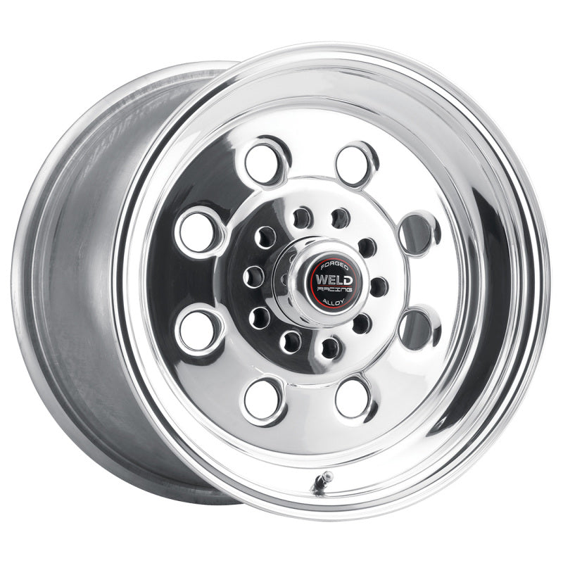 Weld Draglite 15x4 / 5x4.5 & 5x4.75 BP / 1.875in. BS Polished Wheel - Non-Beadlock