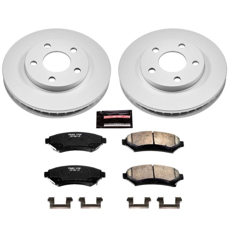 Power Stop 97-05 Buick Century Front Z17 Evolution Geomet Coated Brake Kit