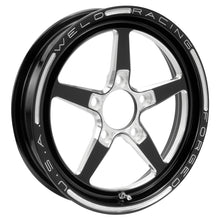 Load image into Gallery viewer, Weld Alumastar 1-Piece 15x3.5 / 5x4.75 BP / 2.25in. BS Black Wheel - Non-Beadlock