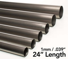 Load image into Gallery viewer, Ticon Industries 1in Diameter 24in Length 1mm/.039in Titanium Tube