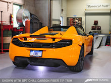 Load image into Gallery viewer, AWE Tuning McLaren MP4-12C Performance Exhaust - Black Tips