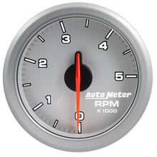 Load image into Gallery viewer, Autometer Airdrive 2-1/6in Tachometer Gauge 0-5K RPM - Silver