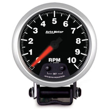 Load image into Gallery viewer, Autometer Elite Street Progressive Shift Light 3-3/8in Tachometer 0-10,000 RPM PED Mount