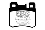 EBC 98-00 Mercedes-Benz E300 TD 3.0 TD Ultimax2 Rear Brake Pads