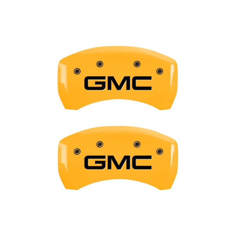 MGP 4 Caliper Covers Engraved Front & Rear MGP Black finish silver ch