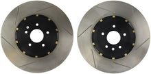 Load image into Gallery viewer, StopTech 03-15 Subaru STi 326mm x 30mm AeroRotor Drilled Zinc Front Rotor Pair