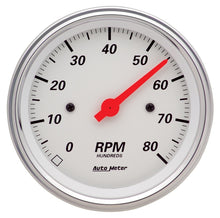 Load image into Gallery viewer, Autometer Arctic White 3 3/8in 8k RPM In Dash Tachometer