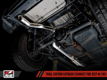 Load image into Gallery viewer, AWE Tuning 07-18 Jeep Wrangler JK/JKU 3.6L Trail Edition Cat-Back Exhaust