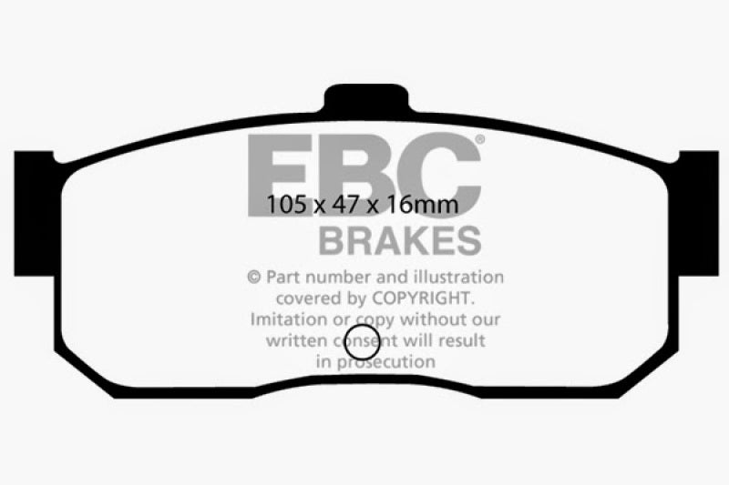 EBC 91-97 Infiniti G20 2.0 Ultimax2 Rear Brake Pads