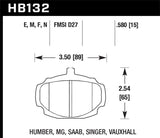 Hawk 62-81 MG MGB Front ER-1 Brake Pads