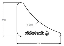 Load image into Gallery viewer, Ridetech Gusset 1/8in Mild Steel 2.75in x 3.5in