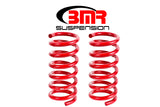 BMR 15-17 S550 Mustang Rear Performance Version Lowering Springs - Red