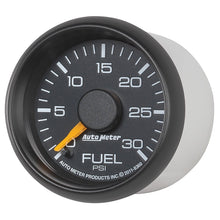 Load image into Gallery viewer, Autometer Factory Match Chevy 2-1/16in FSE 0-30 PSI Fuel Pressure Gauge