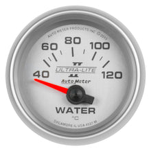 Load image into Gallery viewer, Autometer Ultra-Lite II Gauge Water Temp 2 1/16in 40-120c Electric Ultra-Lite II