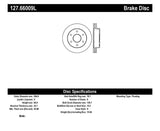 StopTech 92-00 GMC Suburban 1500 4WD (6 lug) Front Left Slotted & Drilled Rotor