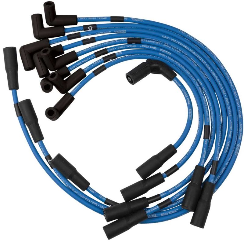 Moroso Custom Ignition Wire Set - Blue Max - Spiral Core