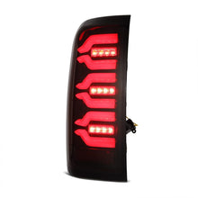 Load image into Gallery viewer, AlphaRex 14-18 Chevy Silverado 1500 Luxx-Series LED Tail Lights Black/Red w/Activ Light/Seq Signal