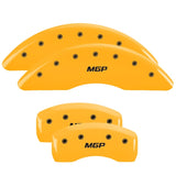 MGP 4 Caliper Covers Engraved Front & Rear MGP Yellow Finish Black Char 1997 Toyota Supra