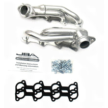 Load image into Gallery viewer, JBA 94-97 Ford Thunderbird 4.6L 2V 1-1/2in Primary Silver Ctd Cat4Ward Header