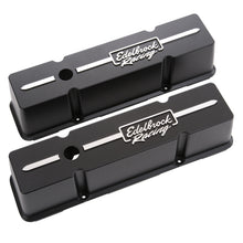 Load image into Gallery viewer, Edelbrock Valve Cover Racing Series Chevrolet 1959-1986 262-400 CI V8 Tall Black