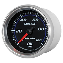 Load image into Gallery viewer, Autometer Cobalt 66mm 0-100 PSI Oil Pressure Gauge