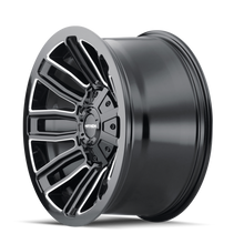 Load image into Gallery viewer, Mayhem 8108 Decoy 20x10 / 6x135 BP / -19mm Offset / 106mm Hub Black w/ Milled Spokes Wheel