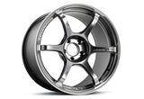 Advan RG-4 18x9.5 +12 5-114.3 Racing Hyper Black & Ring Wheel