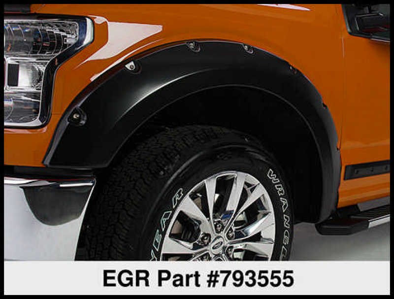 EGR 19-22 Ford Ranger Traditional Bolt-On Look Fender Flares With Black-Out Bolt Kit Set Of 4