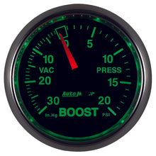 Load image into Gallery viewer, Autometer GS 52mm 30 in Hg/20 psi Mechanical Vacuum/Boost Gauge