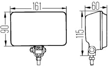 Load image into Gallery viewer, Hella Headlamp Zfh 0/180Gr Sw Mk Mgs12 1Fb