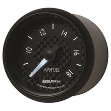 Load image into Gallery viewer, Autometer GT Series 52mm Full Sweep Electronic 8:1-18:1 AFR Wideband Air/Fuel Ratio Analog