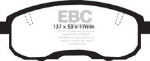 Load image into Gallery viewer, EBC 95-99 Infiniti I30 3.0 Greenstuff Front Brake Pads