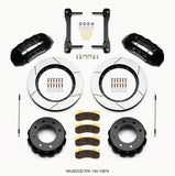 Wilwood TX6R Rear Kit 15.50in Black 2011-2015 GM Truck/SUV 2500