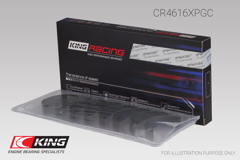 King Engine Bearings Subaru Fa20/ Toyota 4U-GSE Connecting Rod Bearing Set - Size +0.05mm