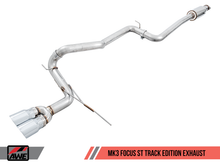 Load image into Gallery viewer, AWE Tuning Ford Focus ST Track Edition Cat-back Exhaust - Diamond BlackTips