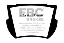 Load image into Gallery viewer, EBC 66-74 Lotus Elan 1.6 Ultimax2 Rear Brake Pads