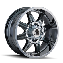 Load image into Gallery viewer, Mayhem 8100 Monstir 20x9 / 6x135 BP / 0mm Offset / 106mm Hub Chrome Wheel