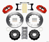 Wilwood Narrow Superlite 6R Front Hat Kit 14.00in Red 93-96 Mazda RX7