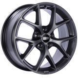 BBS SR 18x8 5x120 ET32 Satin Grey Wheel -82mm PFS/Clip Required