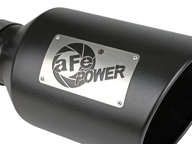 aFe Power MACH Force-Xp 409 Stainless Steel Clamp-on Exhaust Tip Black