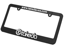 Load image into Gallery viewer, aFe Takeda Marketing Promotional PRM Takeda Licence Plate Frame