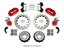 Load image into Gallery viewer, Wilwood Narrow Superlite 4R / MC4 Rear Kit 12.88 Drilled Red Currie Pro-Tour Unit Bearing Floater