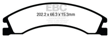 Load image into Gallery viewer, EBC 08+ Ford Econoline E150 4.6 Yellowstuff Rear Brake Pads